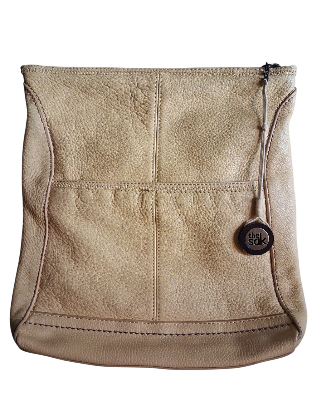 The Sak Mustard Yellow Purse Repurposed Into A Book Sleeve